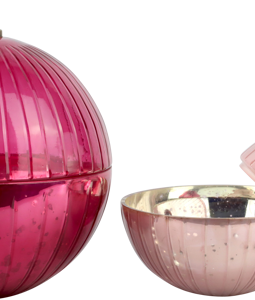 4053 GLASS JAR CARNIVAL S/2